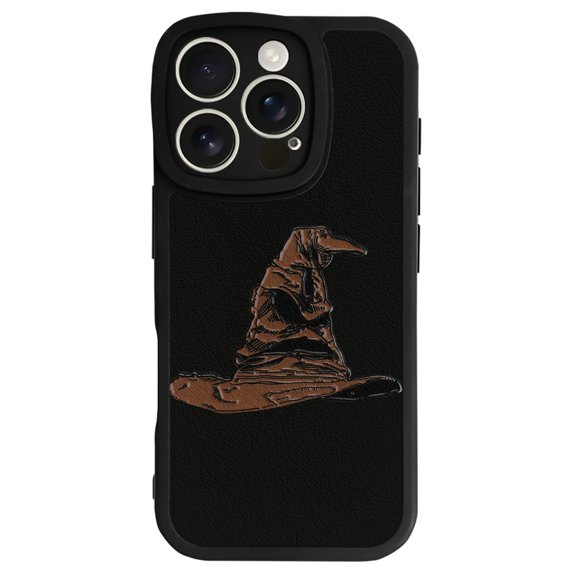 （画像用） Harry Potter ハリー・ポッターシリーズ 【iPhone 16シリーズ対応】シリコンスマホケース（レザー調） 材質：シリコン